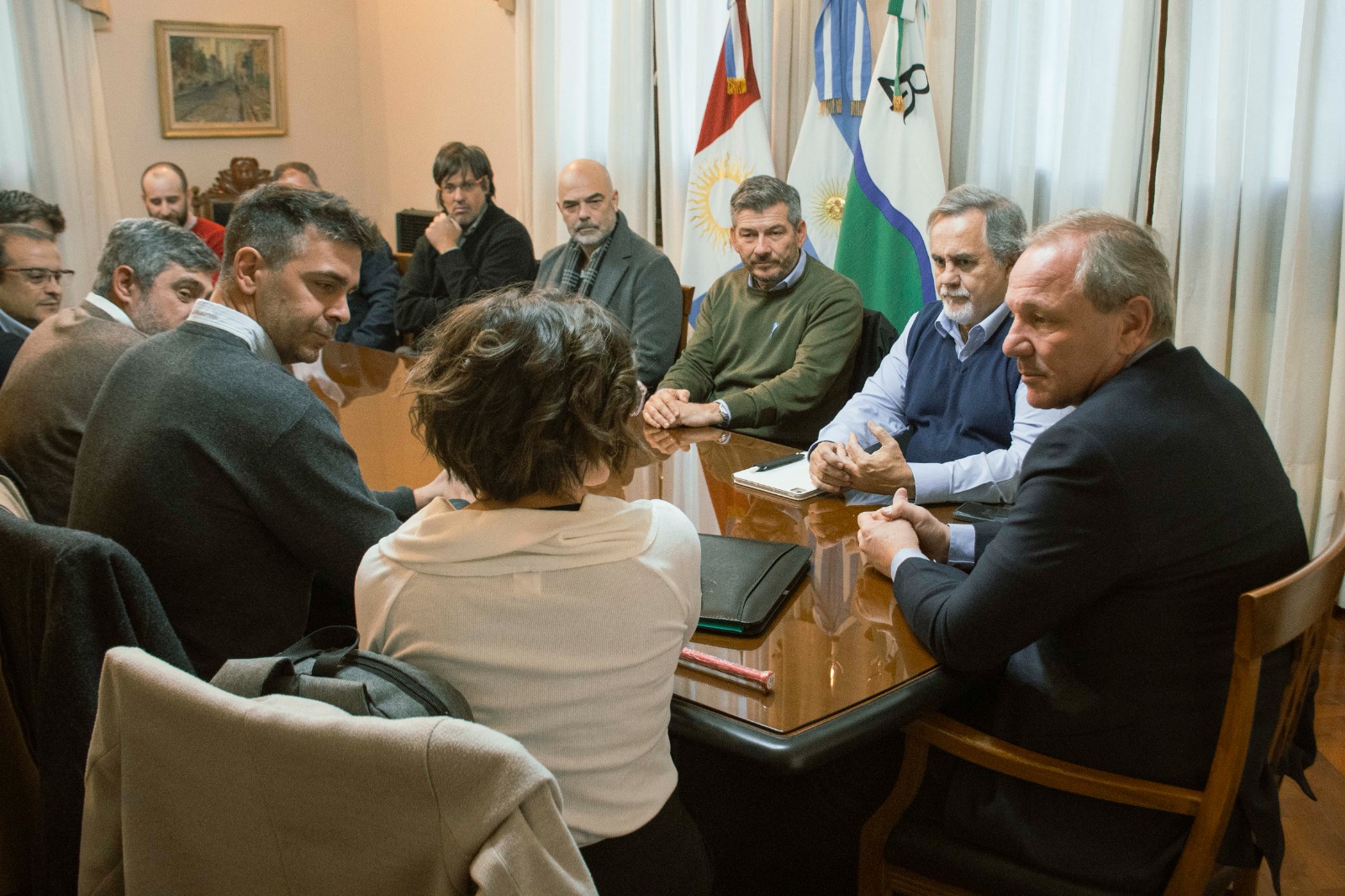 De Rivas recibió a miembros del clúster AgTech tras su misión a EE.UU.
