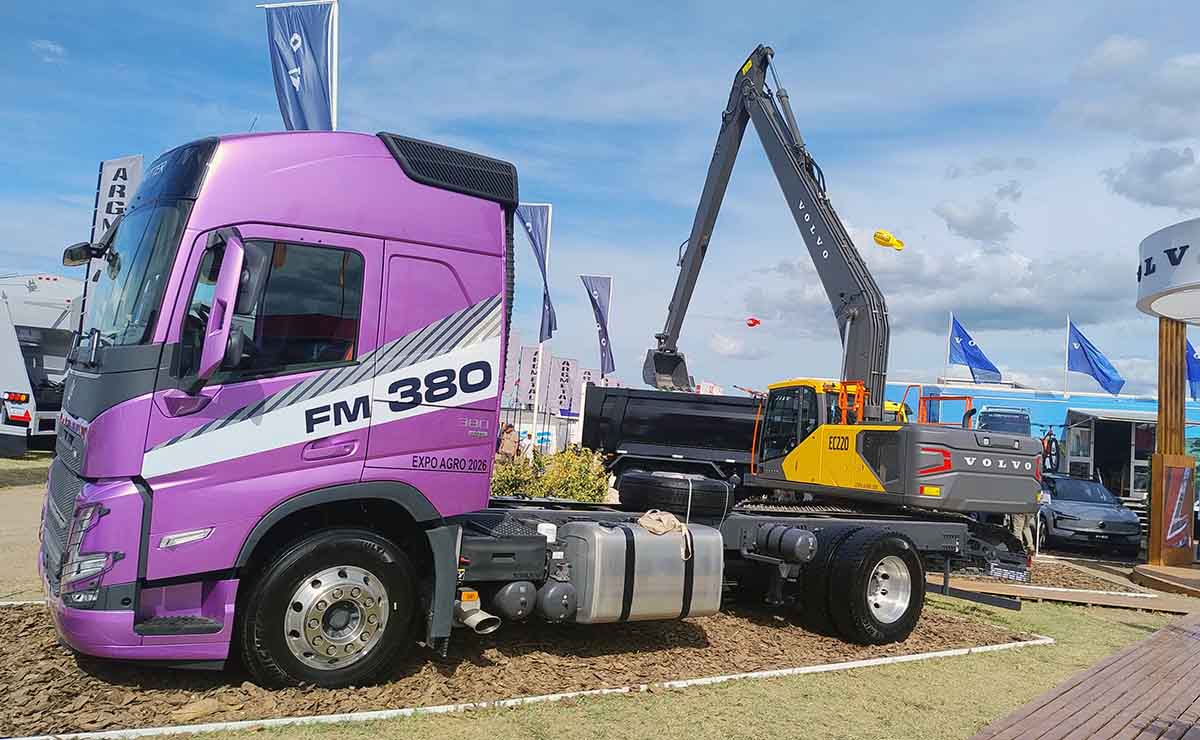 Junto a Agecer, Volvo presentó en Expoagro su nueva generación de camiones